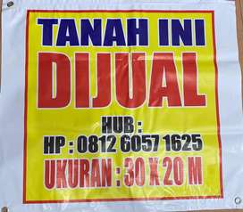 Detail Ukuran Banner Jual Tanah Nomer 49