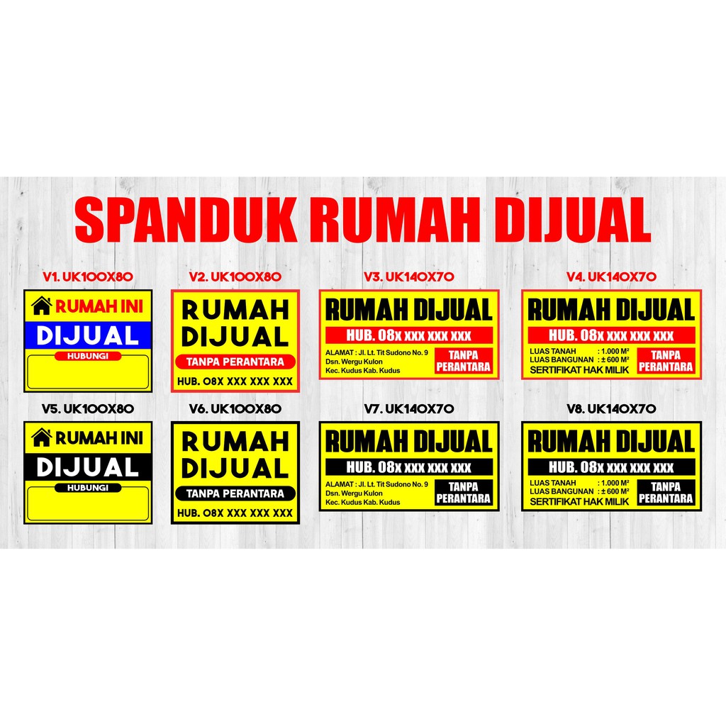 Detail Ukuran Banner Jual Tanah Nomer 7