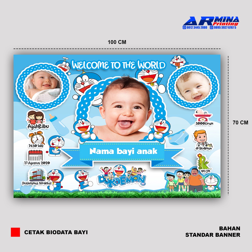 Detail Ukuran Banner Nama Bayi Nomer 21