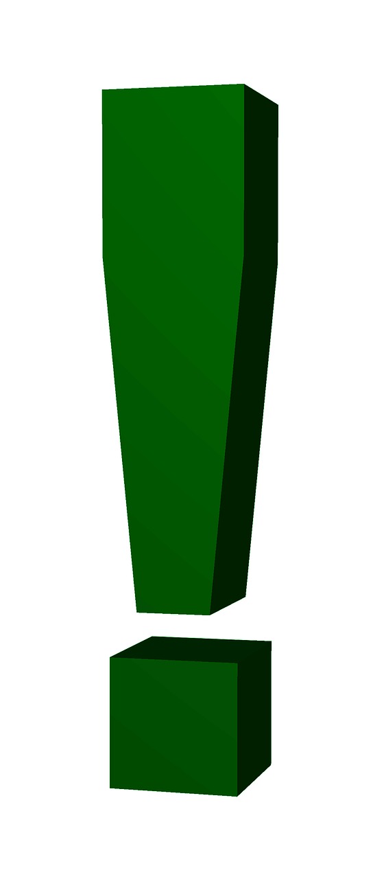 Detail Ausrufezeichen 3d Nomer 13