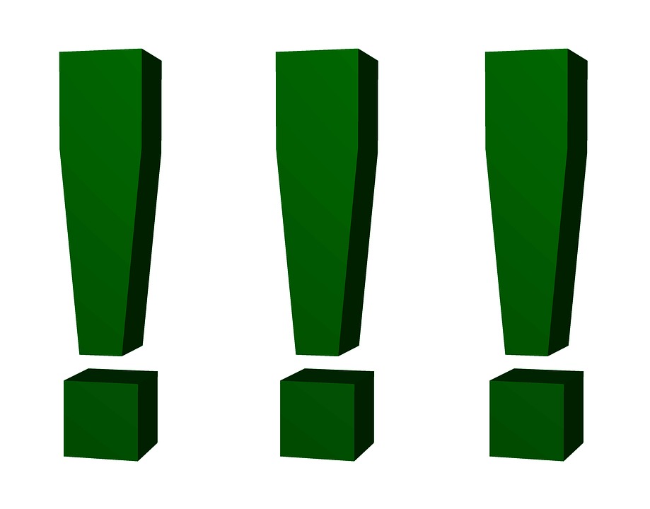 Detail Ausrufezeichen 3d Nomer 16