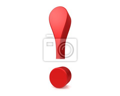 Detail Ausrufezeichen 3d Nomer 5