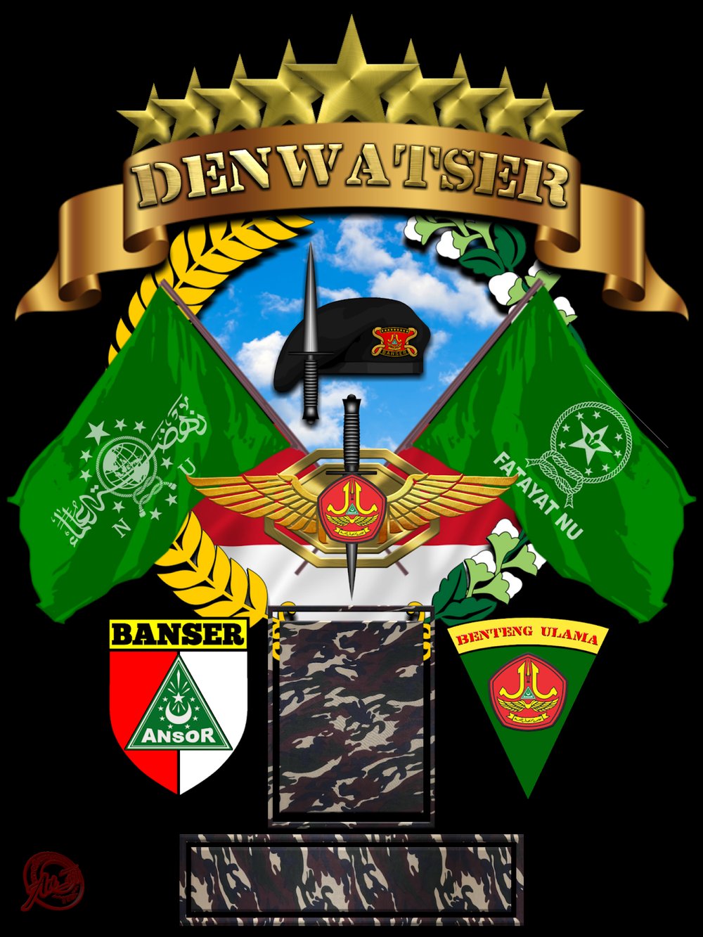 Detail Download Logo Banser 3d Nomer 8