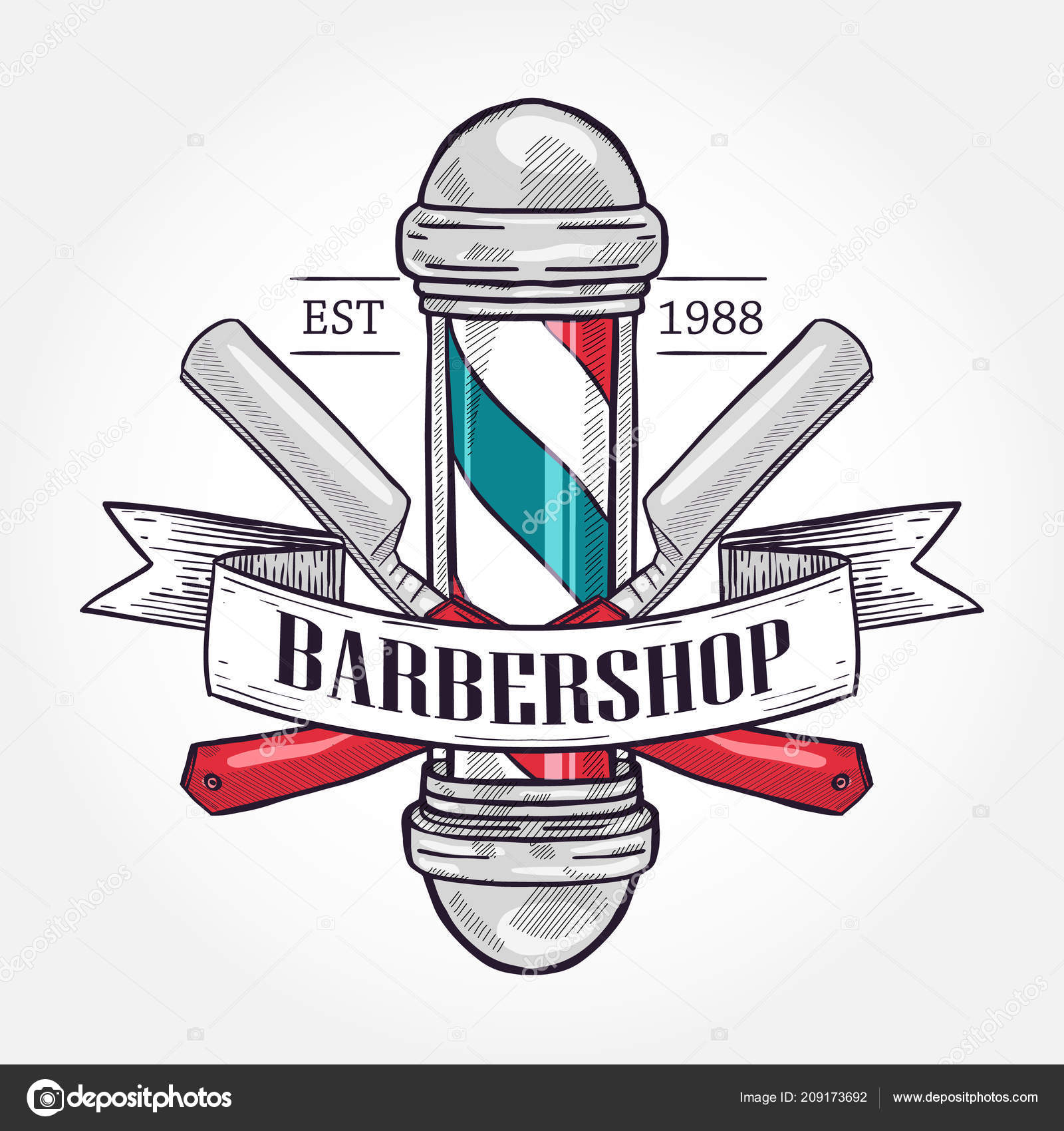 Detail Download Logo Barbershop Nomer 46