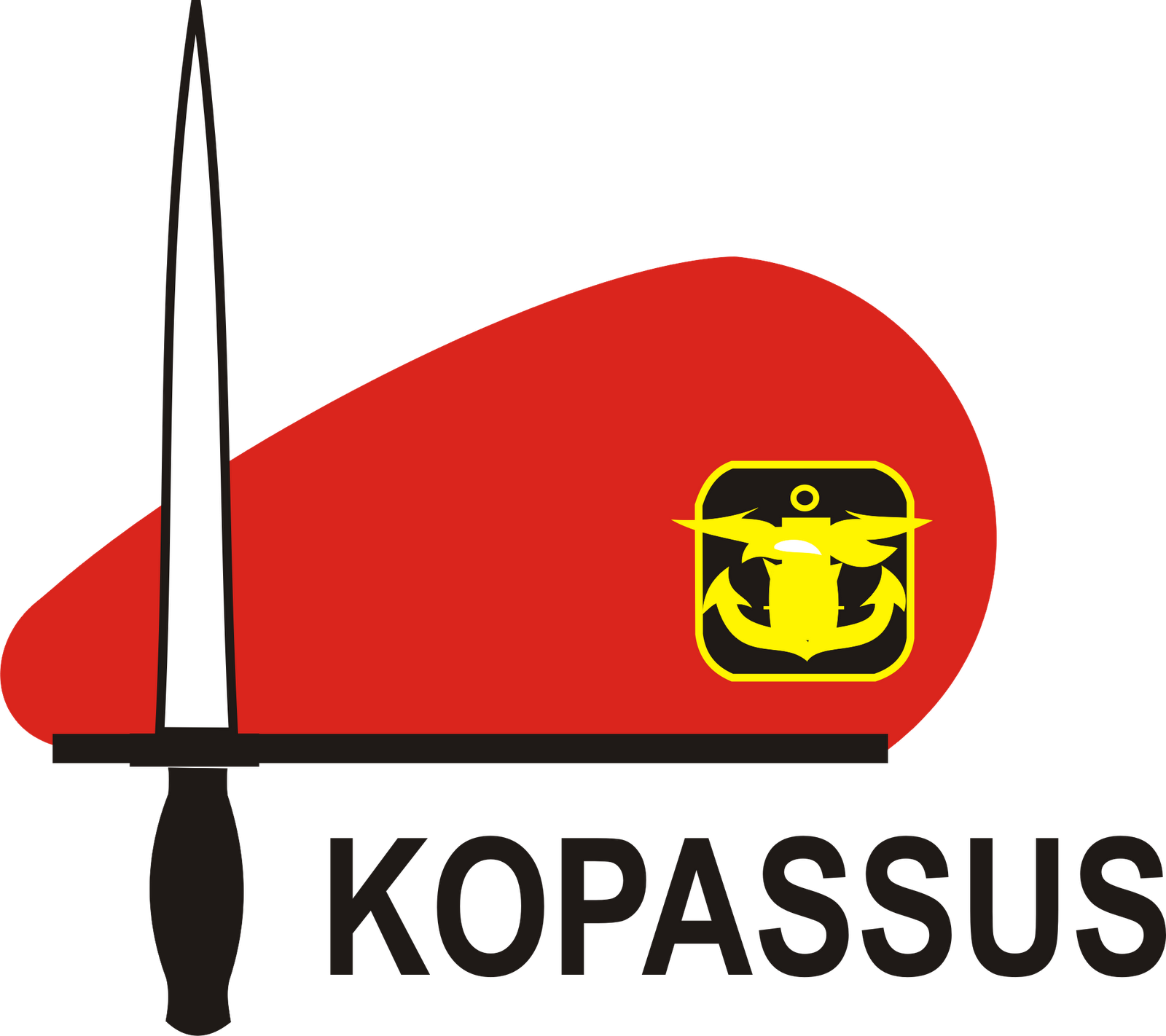 Detail Download Logo Berets Kopasus Nomer 2