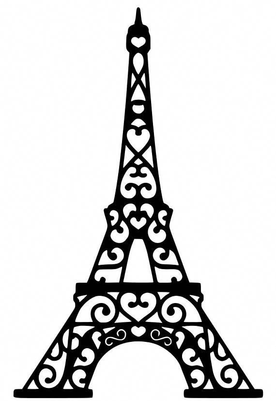 Detail Eiffelturm Ausmalbild Nomer 16