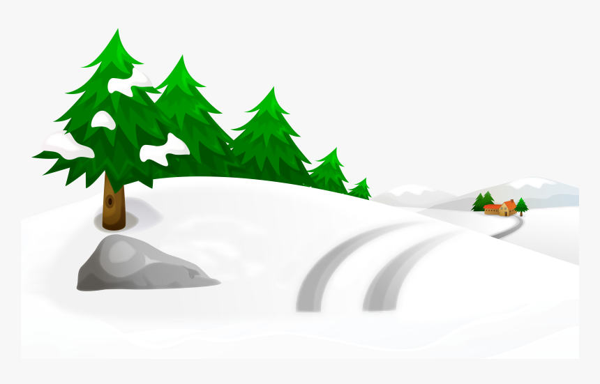 Detail Winter Snow Trees Nomer 2