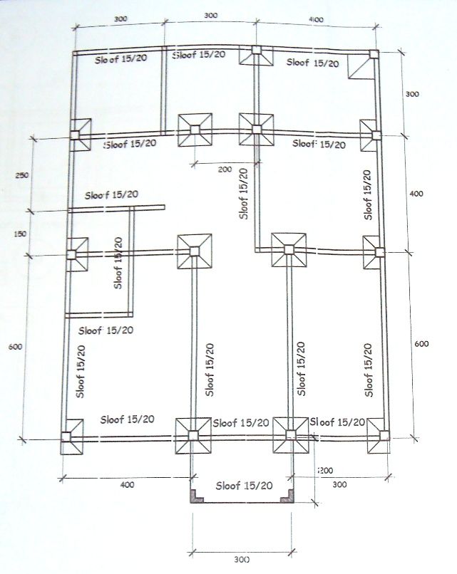 Detail Ukuran Cakar Ayam Rumah 1 Lantai Nomer 16