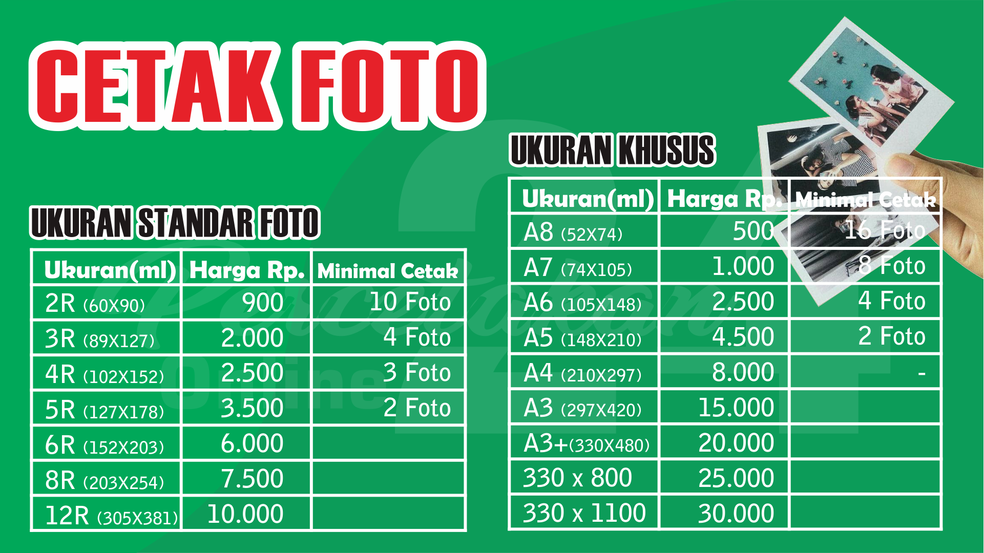 Detail Ukuran Cetak Foto Nomer 36