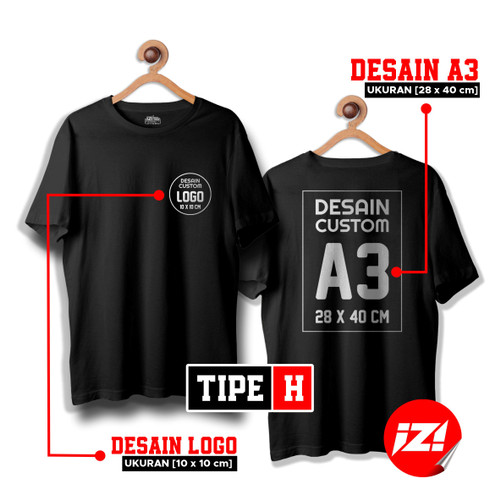 Detail Ukuran Desain Kaos Nomer 17