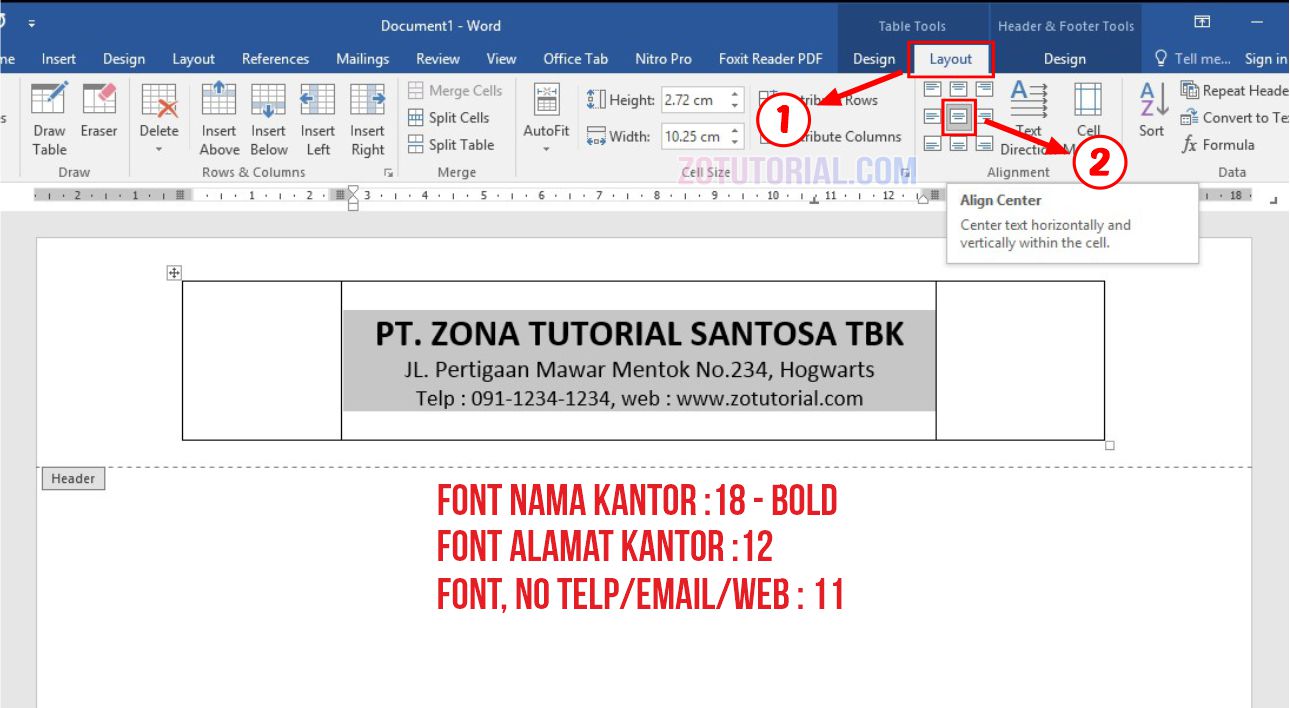 Detail Ukuran Font Surat Resmi Nomer 18