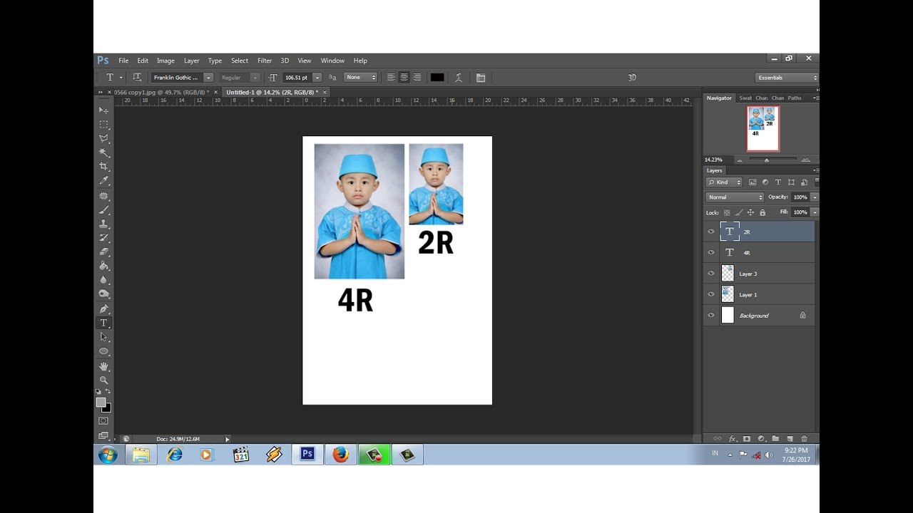 Detail Ukuran Foto 2r Nomer 35