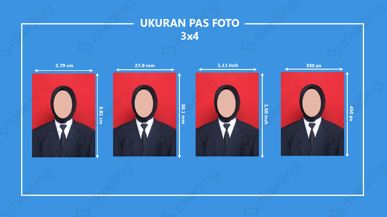 Ukuran Foto 3x4 Dalam Pixel - KibrisPDR