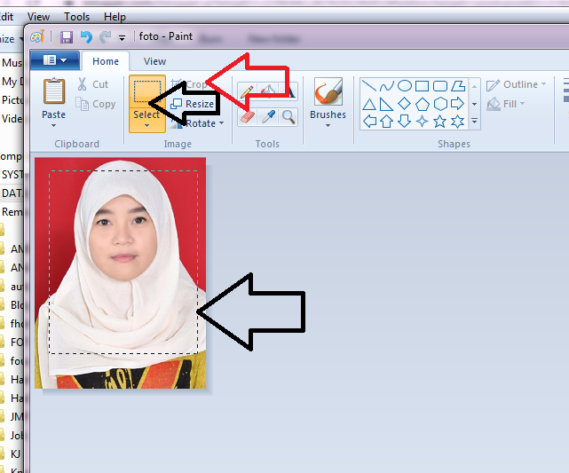 Detail Ukuran Foto 3x4 Di Paint Nomer 31