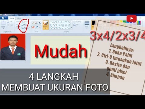 Detail Ukuran Foto 3x4 Di Paint Nomer 8