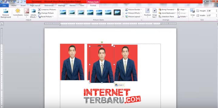 Detail Ukuran Foto 3x4 Di Word Nomer 35