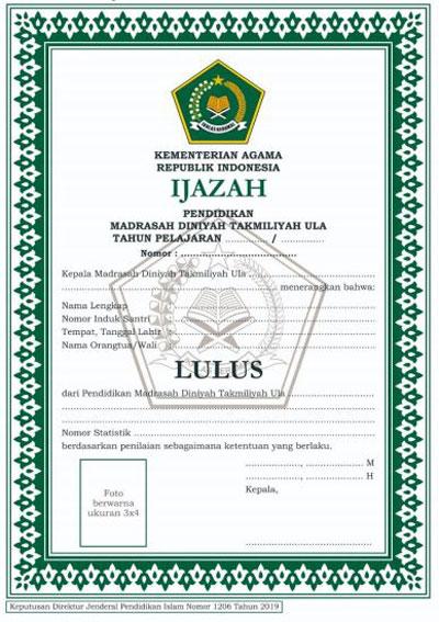 Detail Ukuran Foto Ijazah Sma Nomer 21