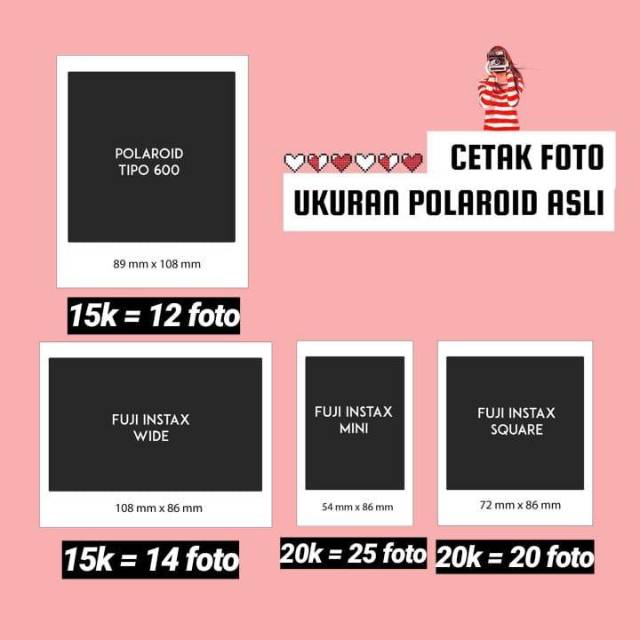 Detail Ukuran Foto Polaroid Nomer 14