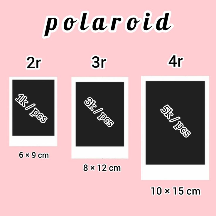 Detail Ukuran Foto Polaroid Nomer 19