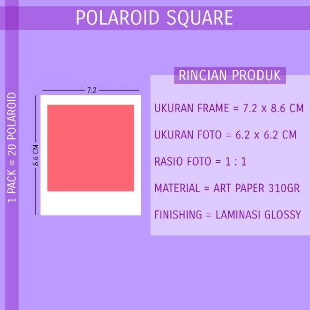 Detail Ukuran Foto Polaroid Nomer 41