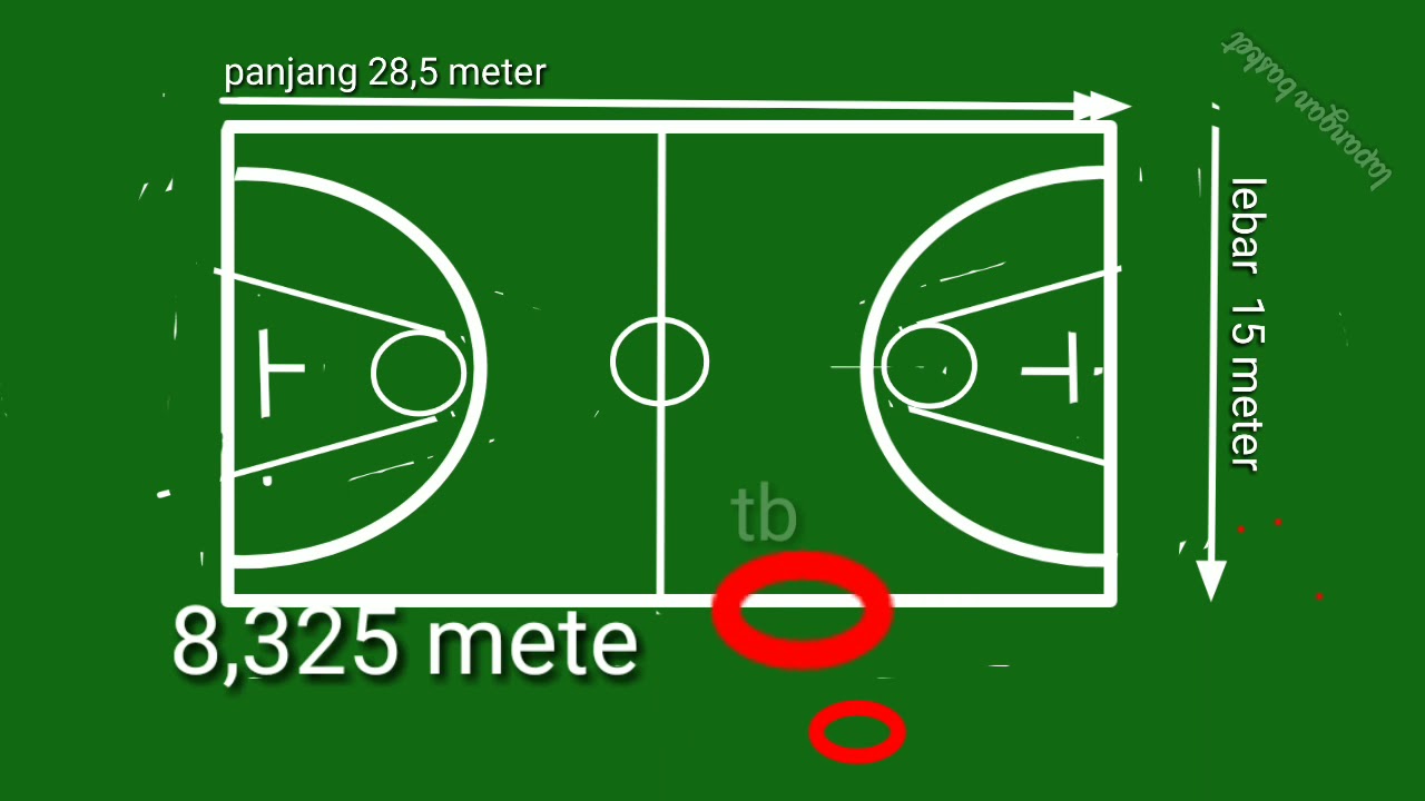 Detail Ukuran Gambar Lapangan Bola Basket Nomer 34