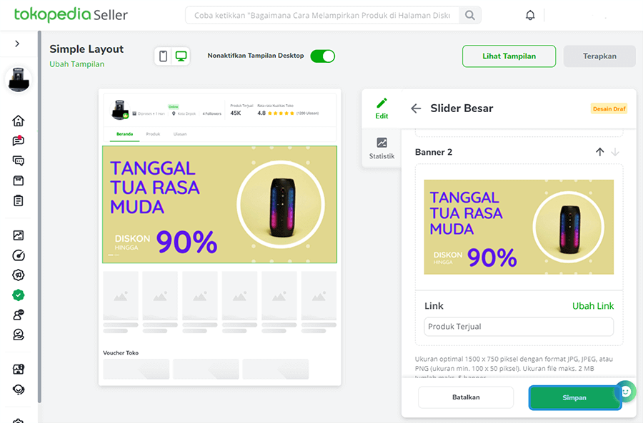 Detail Ukuran Gambar Produk Di Tokopedia Nomer 27