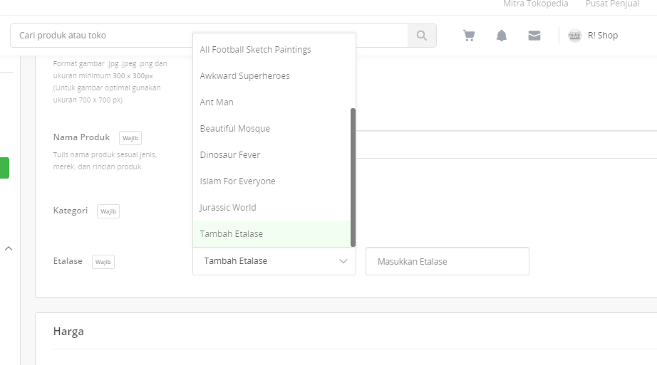 Detail Ukuran Gambar Produk Di Tokopedia Nomer 9