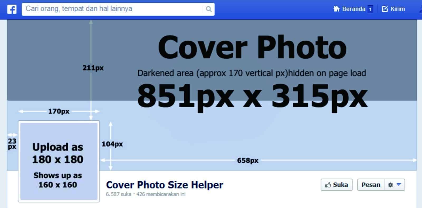 Detail Ukuran Gambar Sampul Facebook Nomer 12