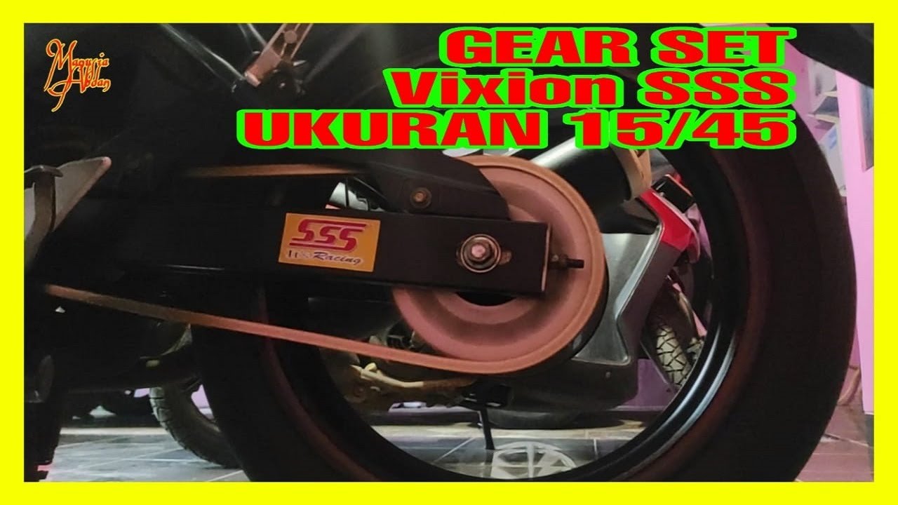 Detail Ukuran Gear New Vixion Lightning Nomer 36