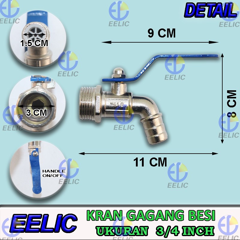 Detail Ukuran Keran Nomer 4