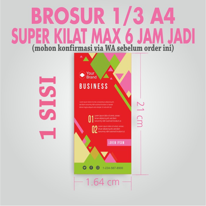 Detail Ukuran Kertas Brosur Nomer 18