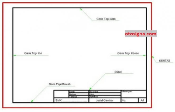 Detail Ukuran Kertas Gambar Teknik Nomer 23