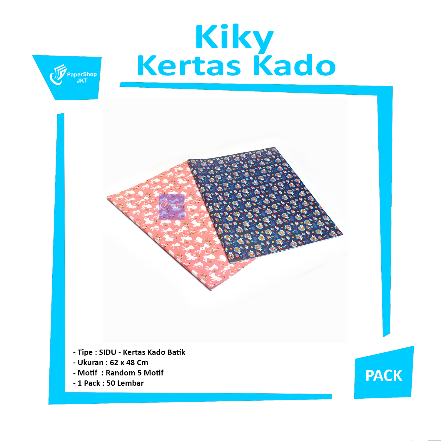 Detail Ukuran Kertas Kado Standar Nomer 8