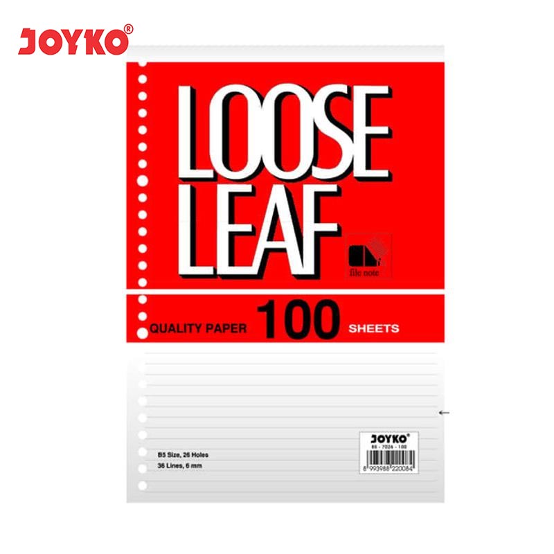 Detail Ukuran Kertas Loose Leaf Nomer 7