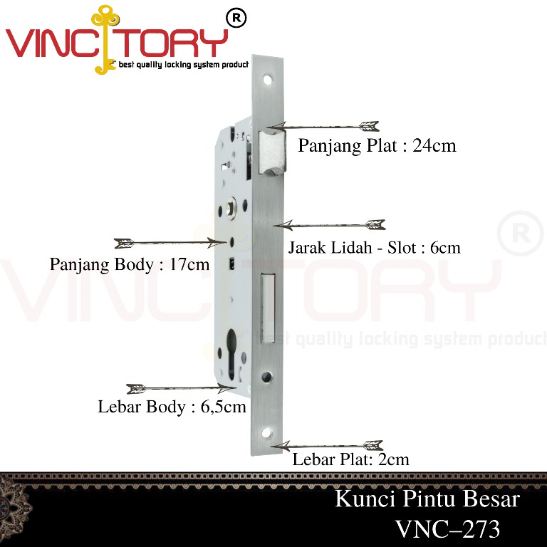 Detail Ukuran Kunci Pintu Rumah Nomer 3