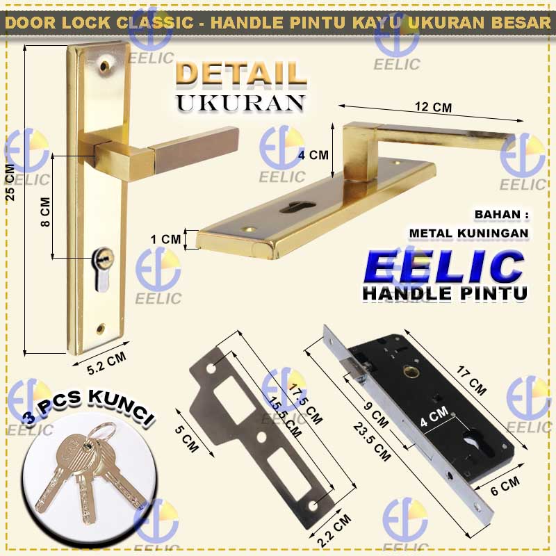 Detail Ukuran Kunci Pintu Rumah Nomer 6