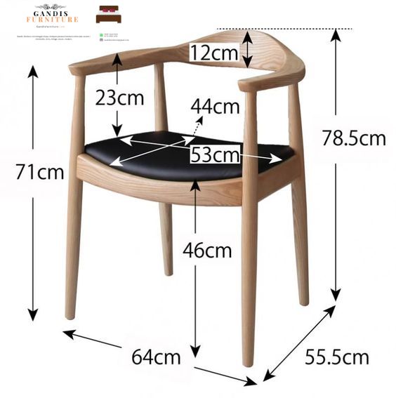 Detail Ukuran Kursi Cafe Minimalis Nomer 42