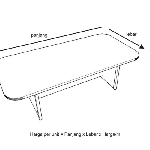 Detail Ukuran Meja Gambar Nomer 12