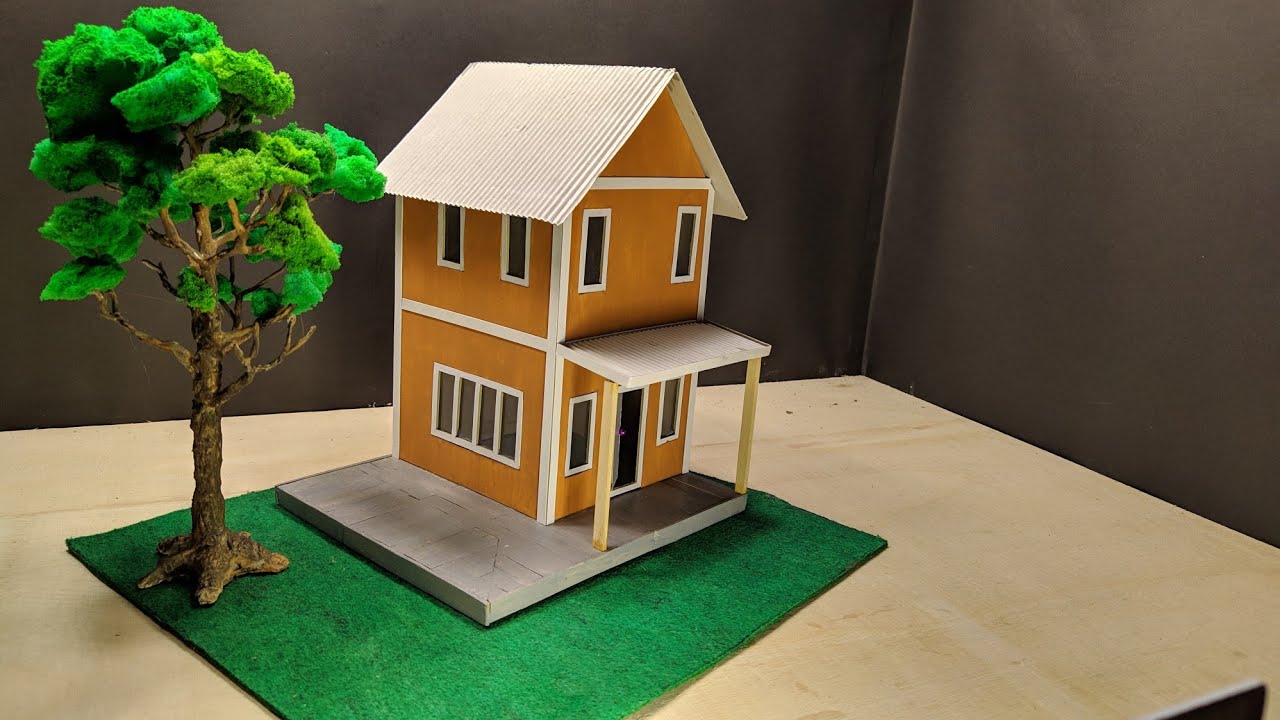 Detail Ukuran Miniatur Rumah Dari Kardus Nomer 17