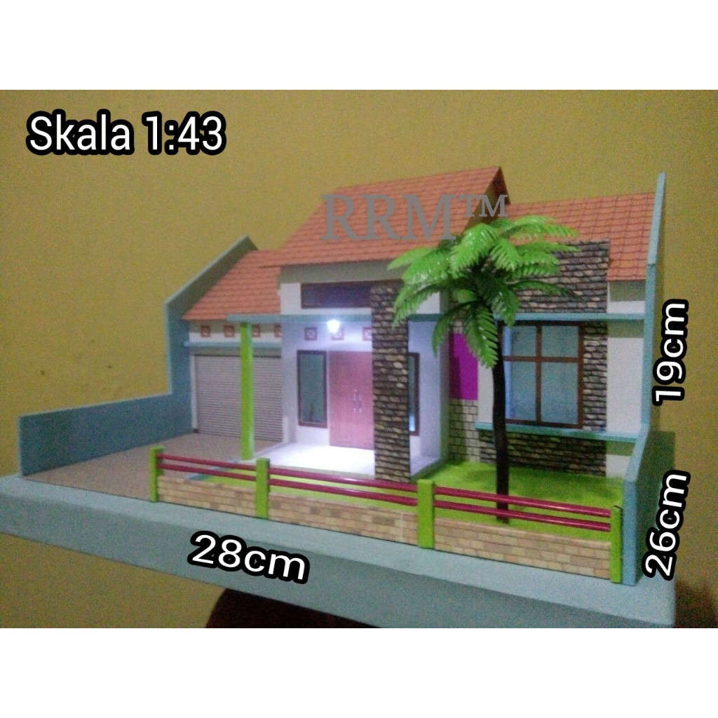 Detail Ukuran Miniatur Rumah Dari Kardus Nomer 40