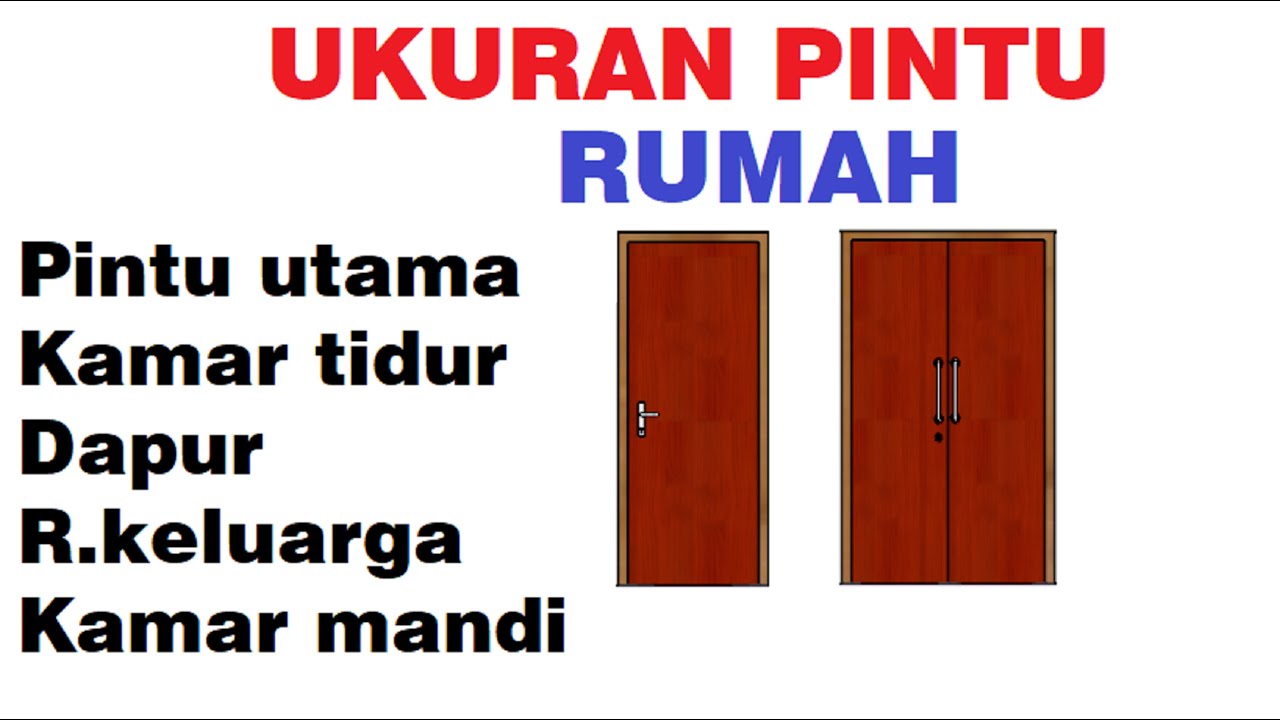 Detail Ukuran Pintu Rumah Nomer 24