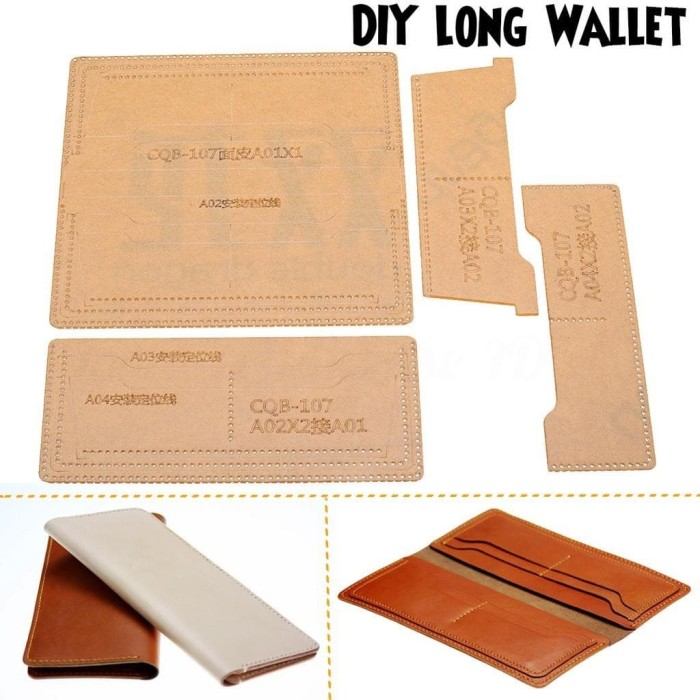 Detail Ukuran Pola Dompet Pria Nomer 8