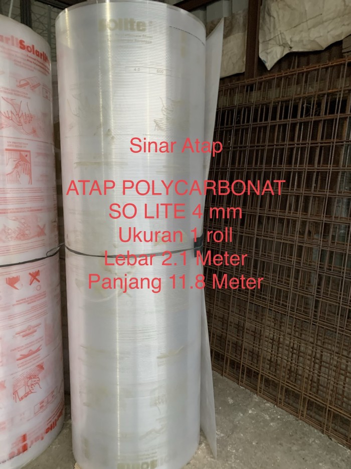 Detail Ukuran Polycarbonate 1 Roll Nomer 12