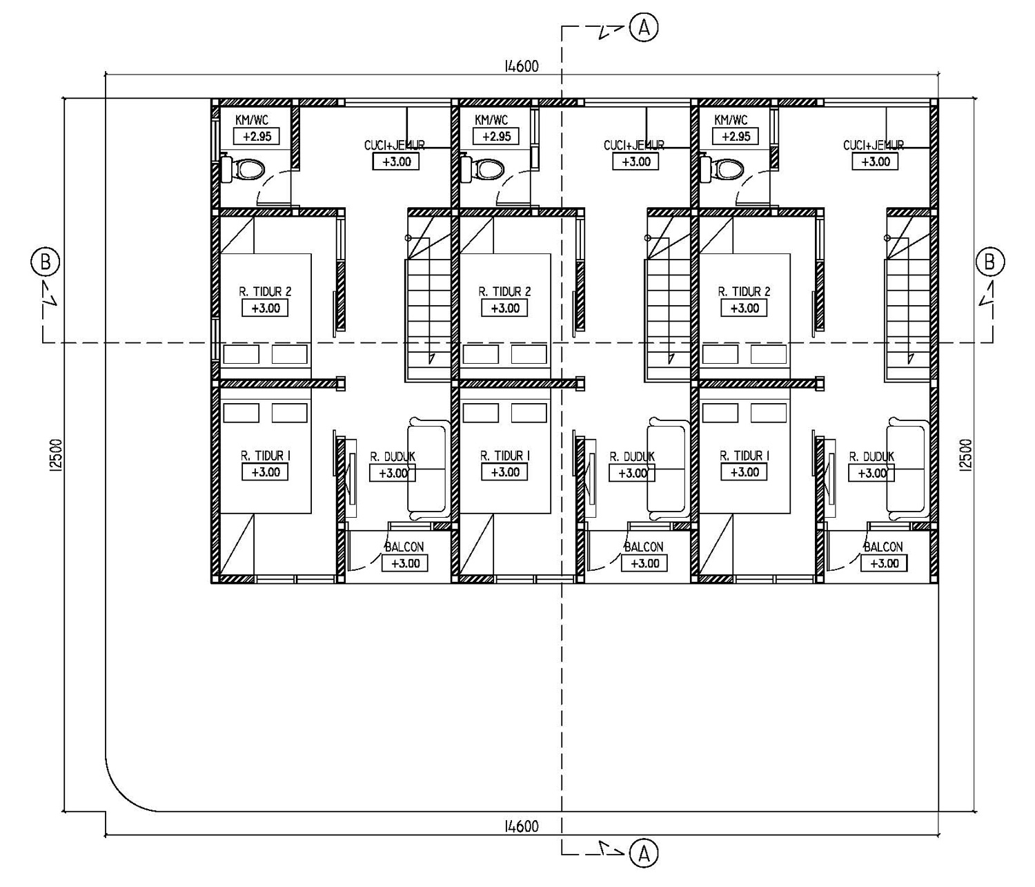 Detail Ukuran Rumah Kontrakan Nomer 45