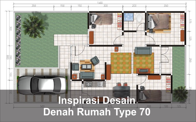 Detail Ukuran Rumah Type 70 Nomer 33