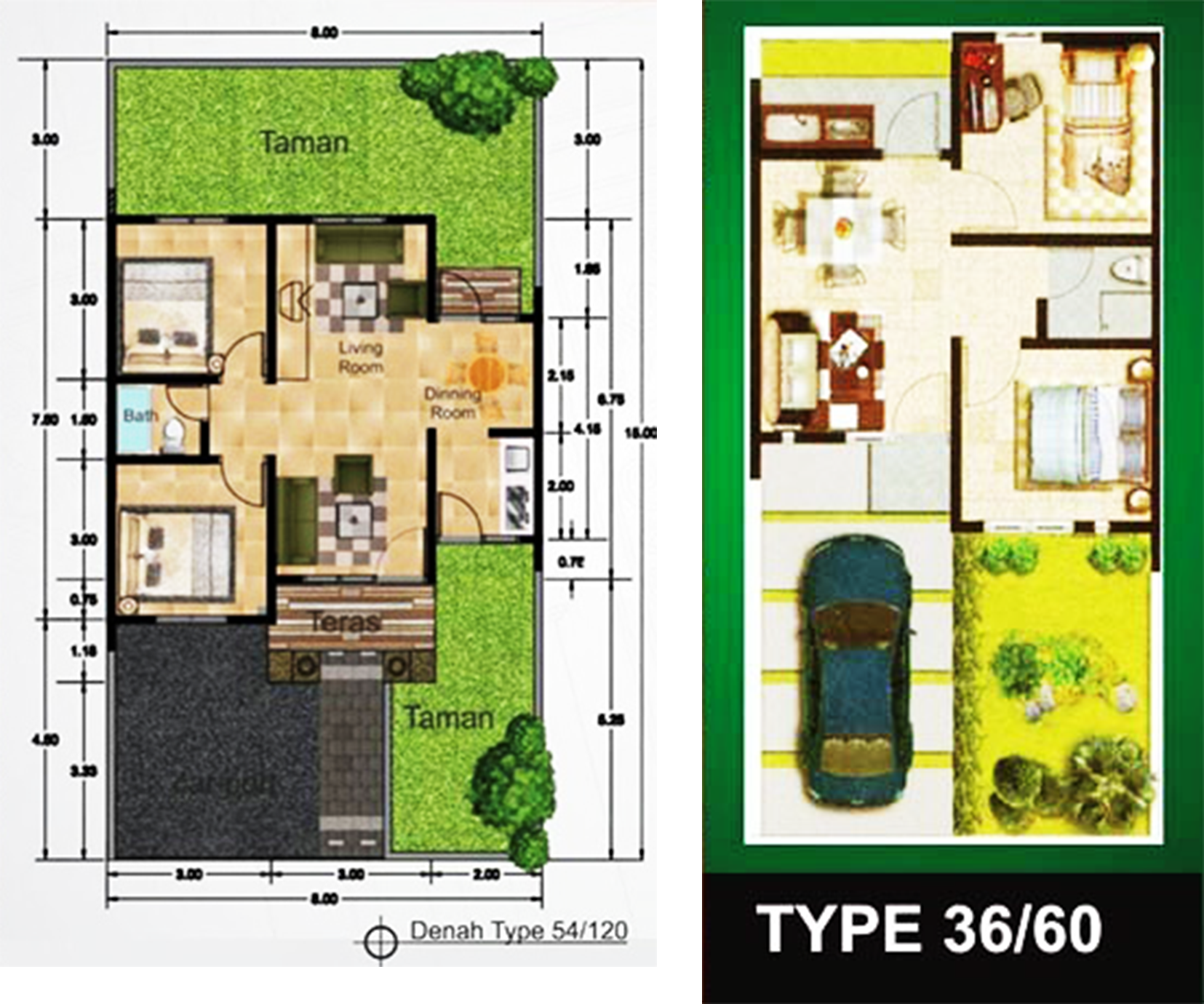 Detail Ukuran Rumah Type 70 Nomer 45