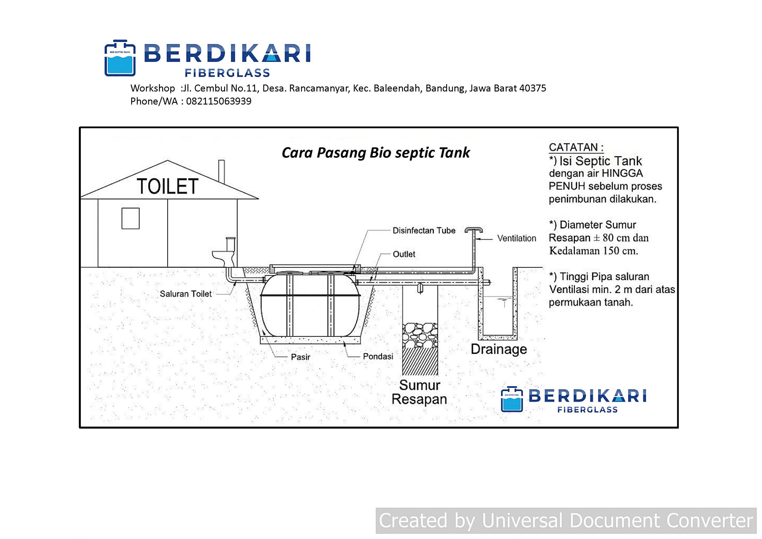 Detail Ukuran Septic Tank Rumah Nomer 13