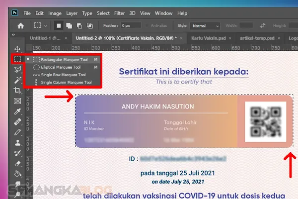 Detail Ukuran Sertifikat Di Photoshop Nomer 25