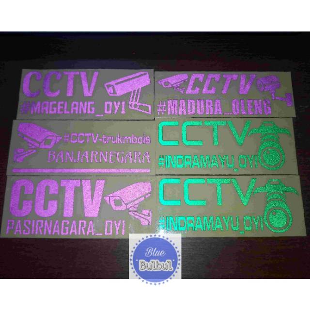 Detail Ukuran Stiker Cctv Truk Nomer 30