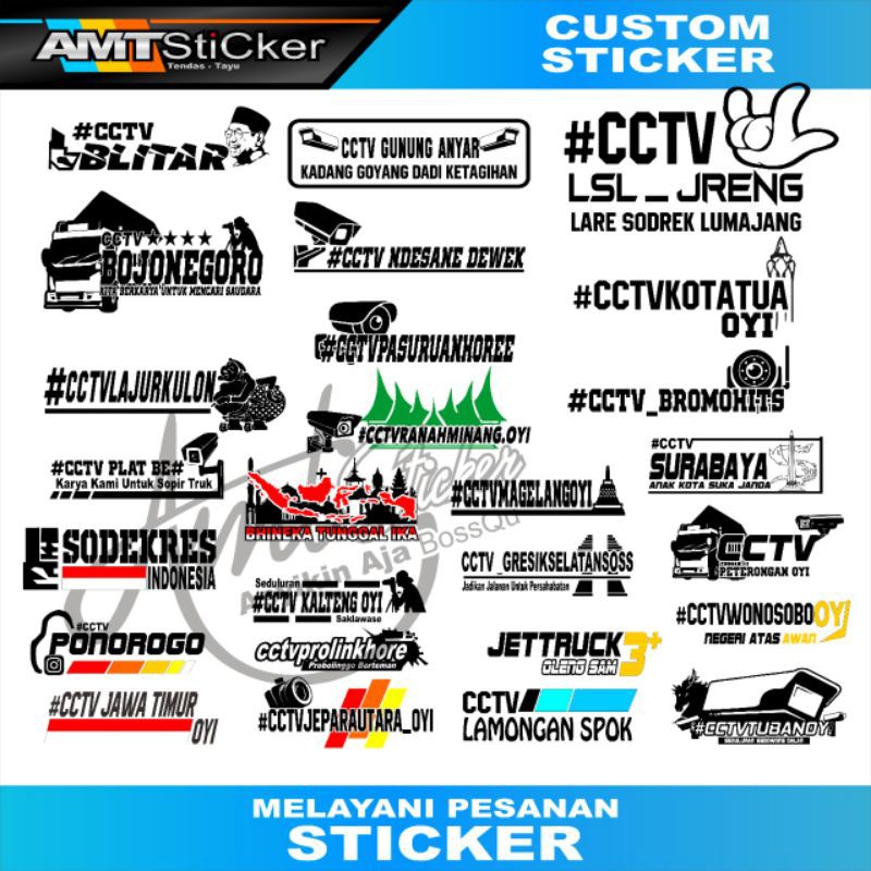 Detail Ukuran Stiker Cctv Truk Nomer 38